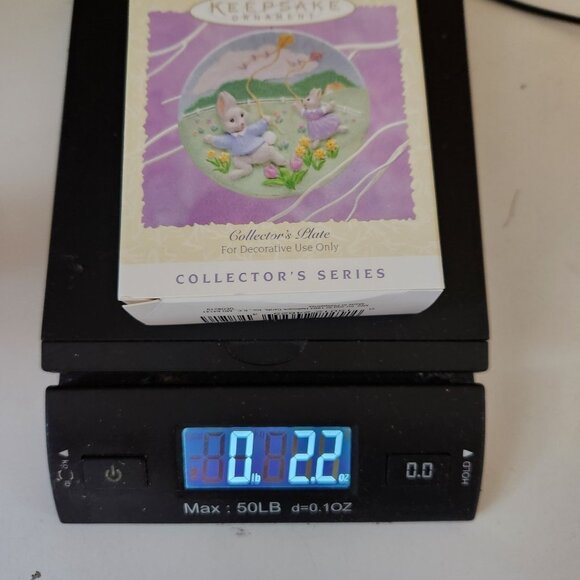 1995 Hallmark Vintage Keepsake Ornament "Collectors Plate" Collectible - Picture 7 of 7